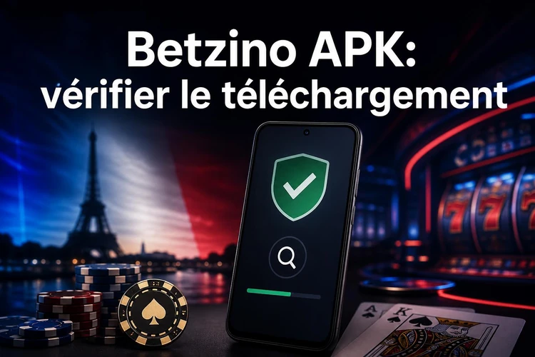 Betzino APK: vérifier le téléchargement avant toute installation