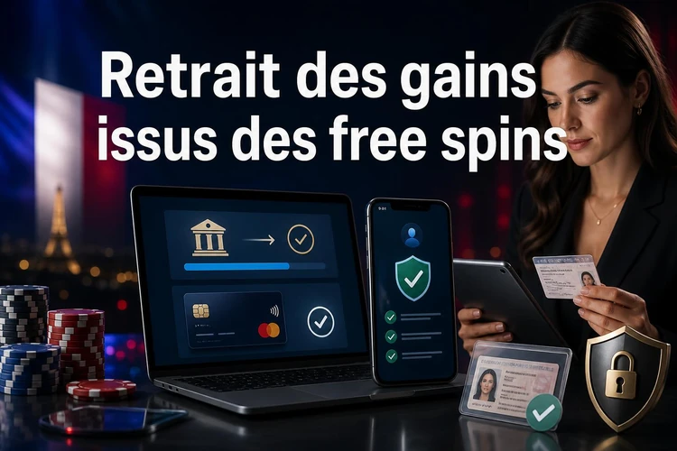 Retrait des gains issus des free spins